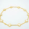 CLOVER VINTAGE WHITE MOP NECKLACE 10 MOTIFS