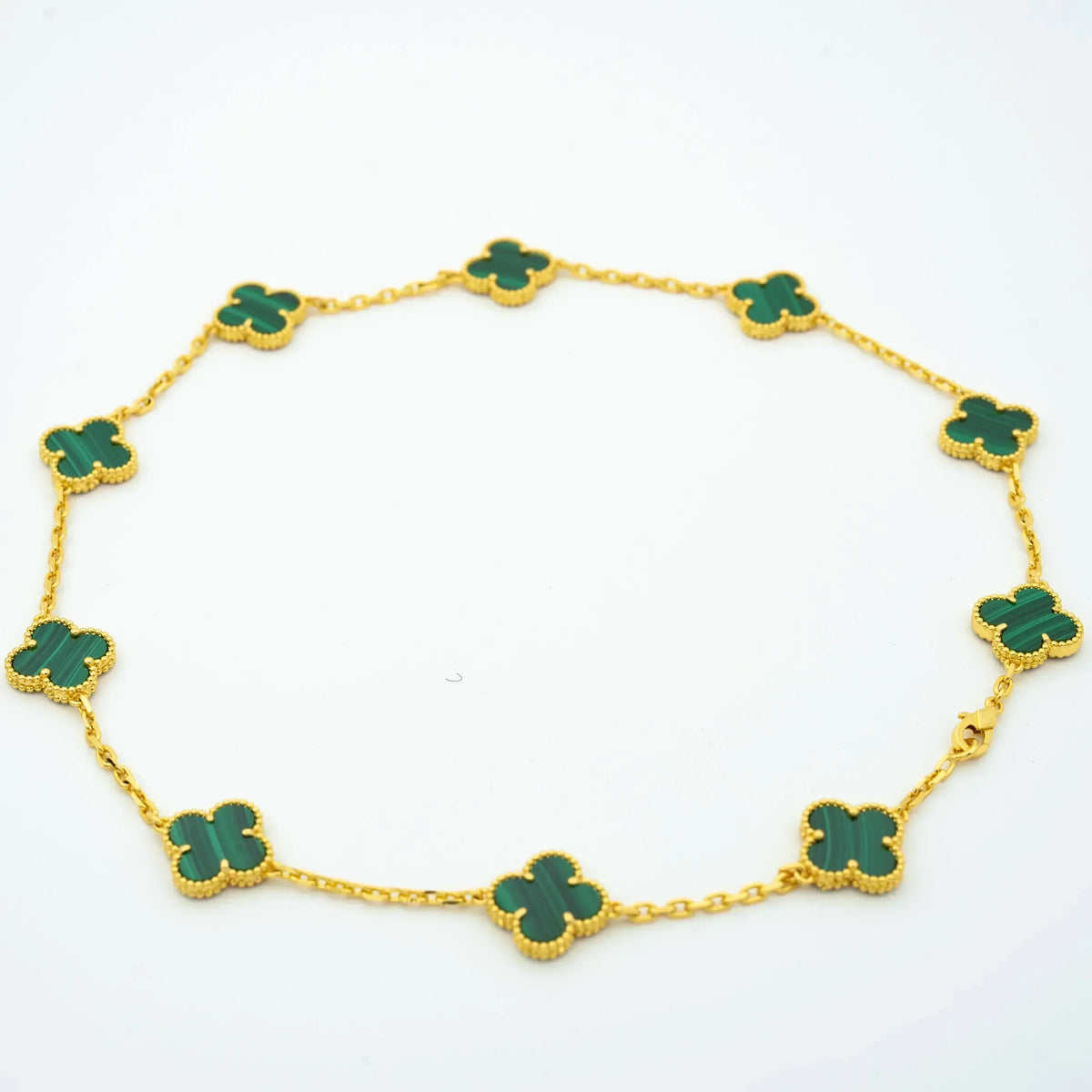 Clover Vintage Malachite Necklace 10 Motifs – LUX VERSE Luxury Designer Fashion Outlet