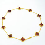 Clover Vintage Carnelian Necklace 10 Motifs – LUX VERSE Luxury Designer Fashion Outlet