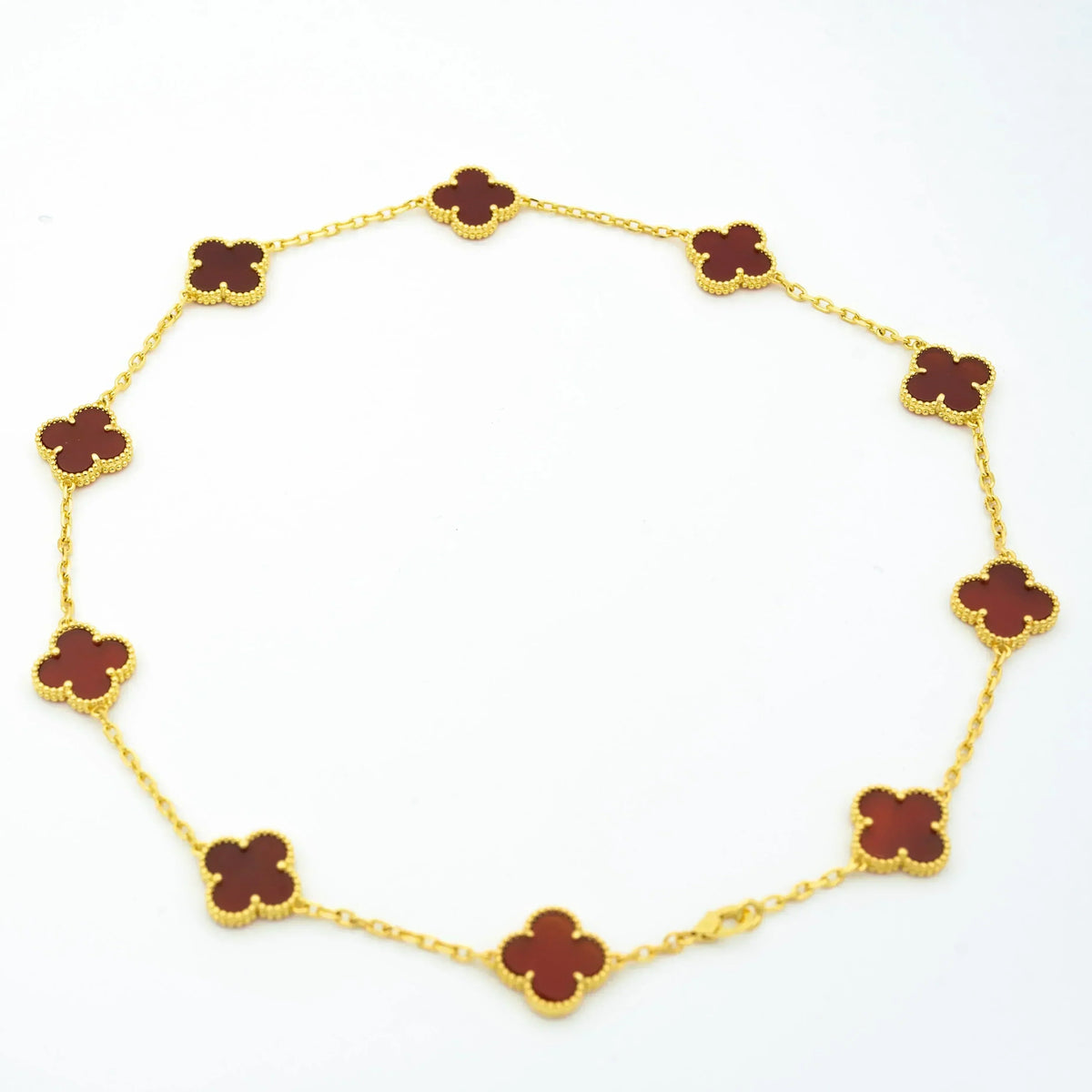 Clover Vintage Carnelian Necklace 10 Motifs – LUX VERSE Luxury Designer Fashion Outlet