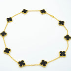 Clover Vintage Onyx  Necklace 10 Motifs – LUX VERSE Luxury Designer Fashion Outlet