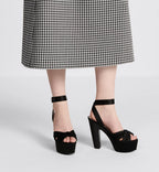 Muse Heeled Sandal – crafted in black satin, it is distinguished by a crossed effect on the front, while – LUX VERSE Luxury Designer Fashion Outlet