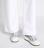 Walk'n'Platform Calfskin Textured Sneaker – the Walk'n'platform sneaker enhances the line with a modern creation in gray – LUX VERSE Luxury Designer Fashion Outlet
