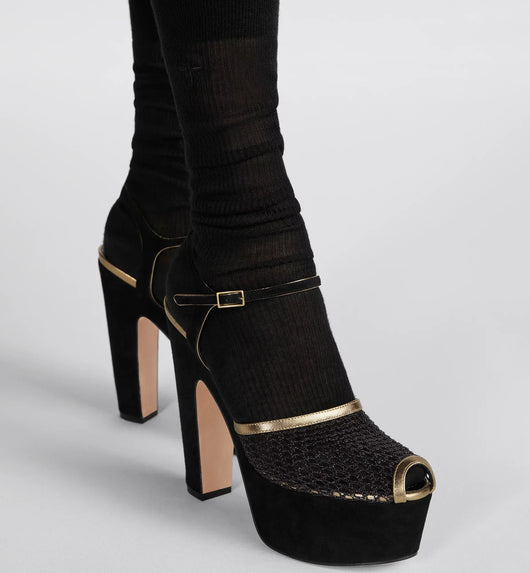 Muse Heeled Sandal Lambskin