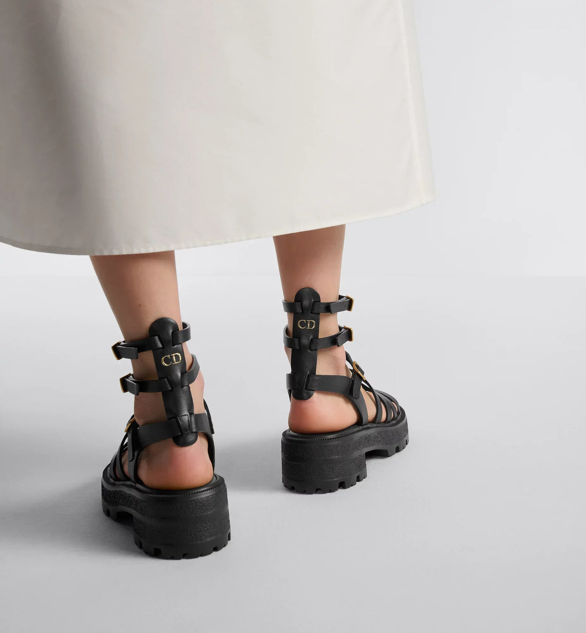 Bay Calfskin Platform Sandal – featuring a thick, ultra-lightweight sole, the sandal will lend a contemporary touch – LUX VERSE Luxury Designer Fashion Outlet