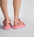 D-Wave Embroidered Sandal – completed by a thick, ultralightweight and comfortable sole, the sandal will lend – LUX VERSE Luxury Designer Fashion Outlet
