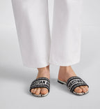 Dway Slip-On Comfort Slide – the upper has an embroidered Christian Paris signature for an instantly recognizable – LUX VERSE Luxury Designer Fashion Outlet