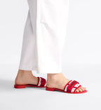 Evolution Slide – the supple red rubber sole adds to the casual style of the shoe, which can be paired – LUX VERSE Luxury Designer Fashion Outlet