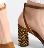 Icon Heeled Sandal – new for Winter 2024, the Icon heeled sandal transcends House codes of couture – LUX VERSE Luxury Designer Fashion Outlet