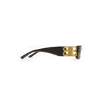 Women's Dynasty Rectangle Sunglasses – shape• Standard fit• Hidden hinges within the shiny gold BB logo• Lasered – LUX VERSE Luxury Designer Fashion Outlet