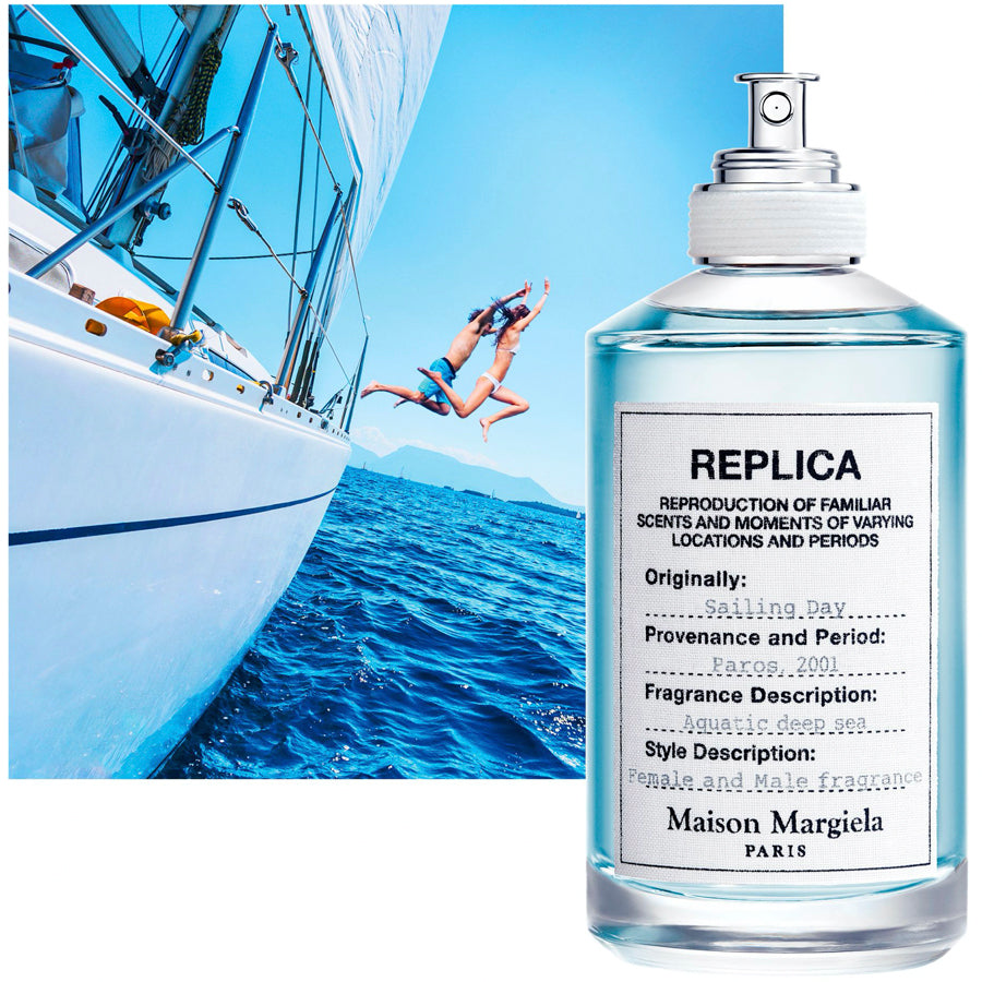 Replica Sailing Day 3.4 oz EDT for Unisex – this unisex fragrance was released in 2017 – LUX VERSE Luxury Designer Fashion Outlet