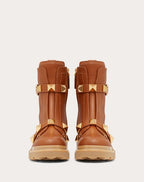 Roman Stud Calfskin Combat Boot 40mm – roman Stud combat boot in calfskin with straps embellished with maxi studs – LUX VERSE Luxury Designer Fashion Outlet