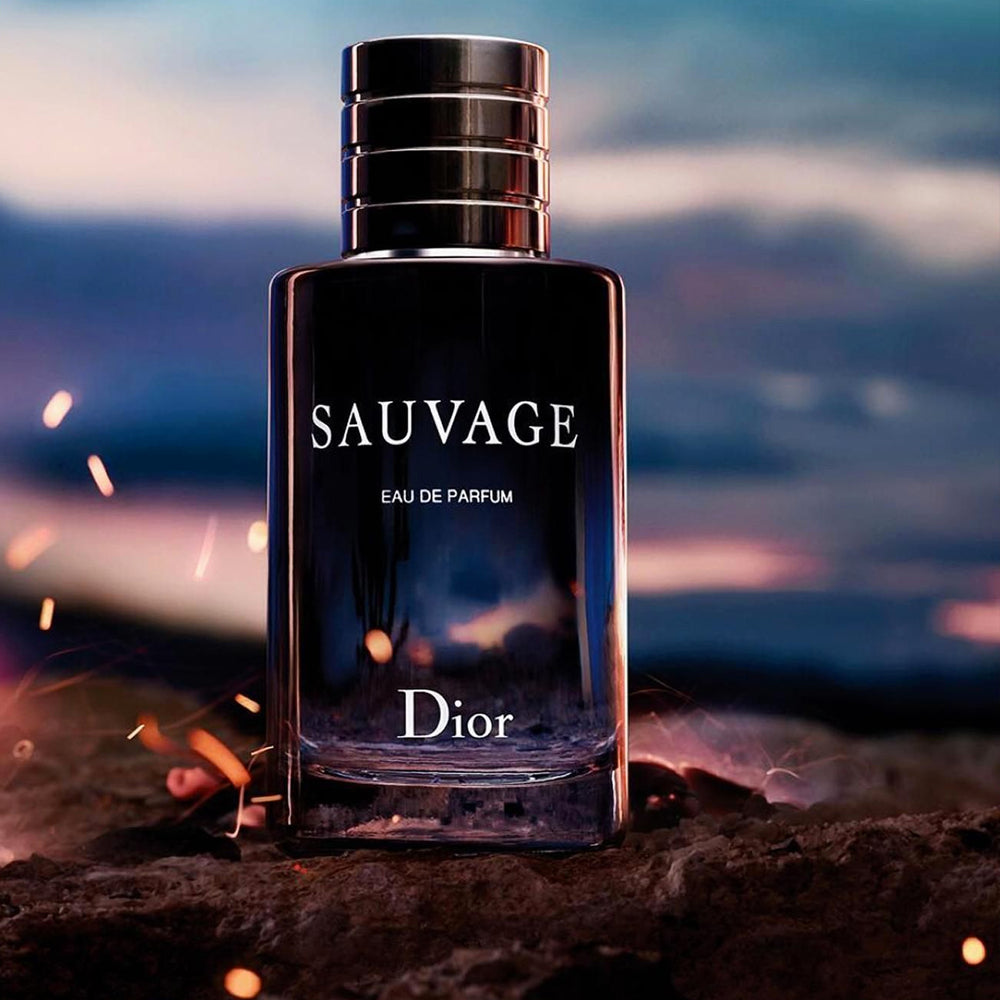Sauvage by Dior 2.0 oz EDP for men – sauvage is inspired by wild, open spaces; blue sky that covers rocky landscapes, hot – LUX VERSE Luxury Designer Fashion Outlet