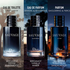 Sauvage 3.4 oz EDT for men – sauvage is inspired by wild, open spaces; blue sky that covers rocky landscapes, hot – LUX VERSE Luxury Designer Fashion Outlet