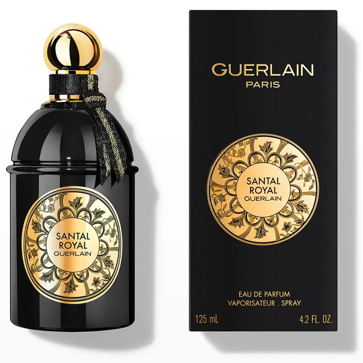 Santal Royal Guerlain 4.2 oz EDP for women – master perfumer Thierry Wasser has created an enchanting blend of top notes jasmine – LUX VERSE Luxury Designer Fashion Outlet