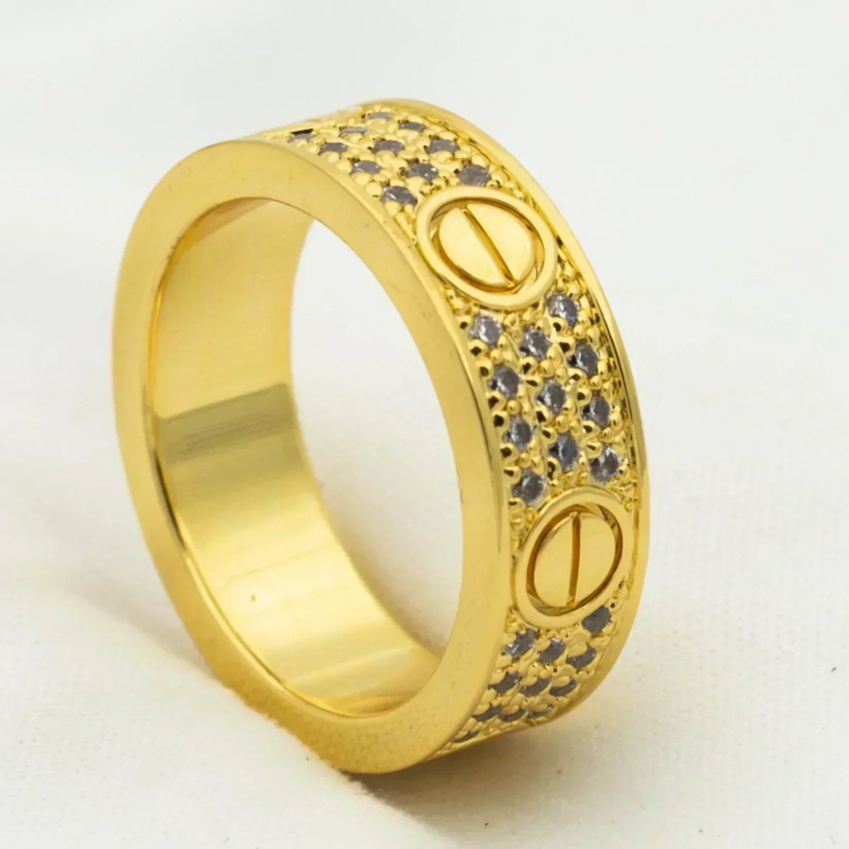Love Ring 5.5mm Diamonds Paved – LUX VERSE Luxury Designer Fashion Outlet