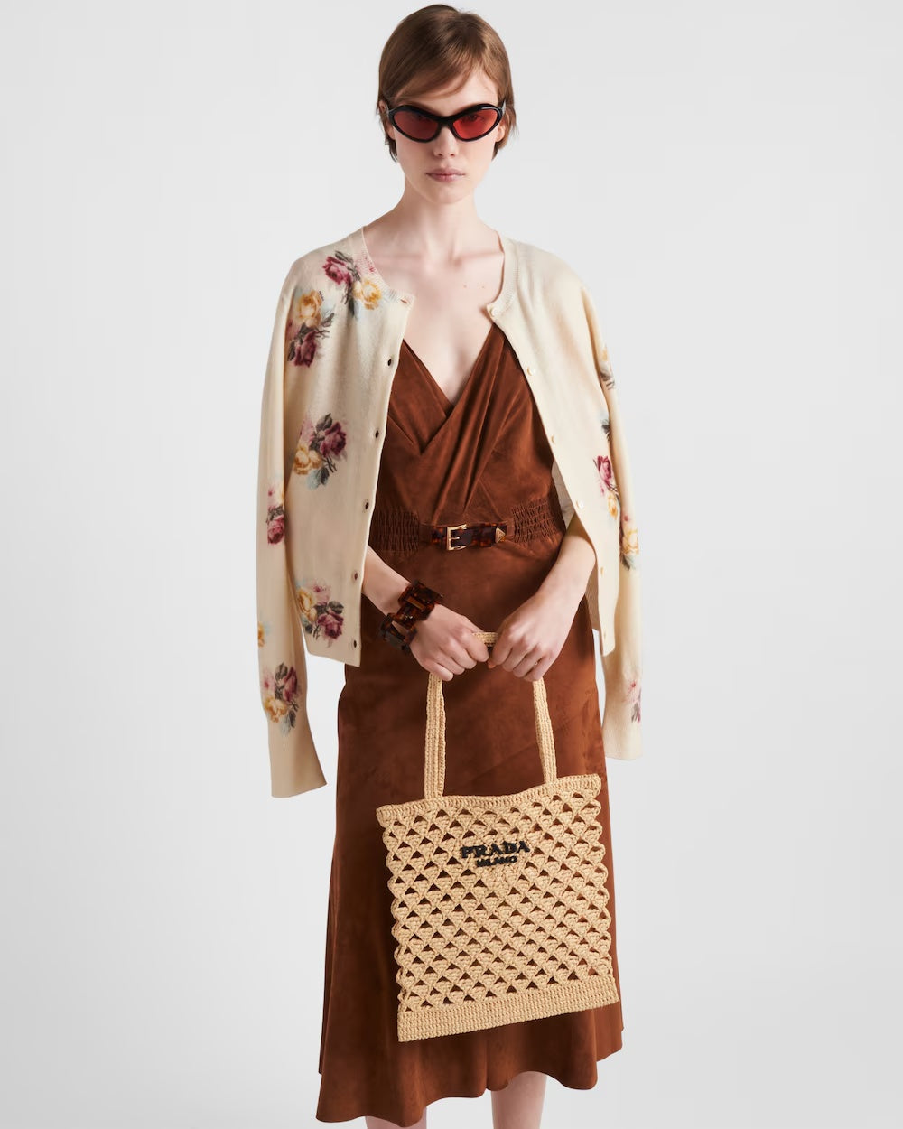 Crochet Tote Bag – this tote bag with a summery mood reinterprets classic styles in crochet with – LUX VERSE Luxury Designer Fashion Outlet
