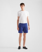Re-Nylon swim trunks – the lettering logo in a contrasting shade completes the sporty style with a refined – LUX VERSE Luxury Designer Fashion Outlet
