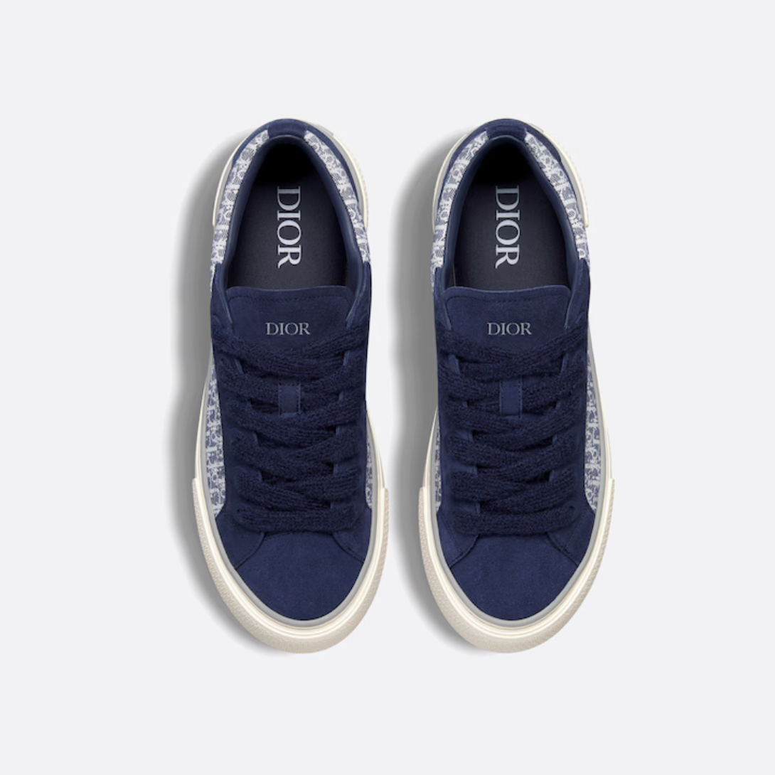 B33 Sneaker – crafted in Oblique jacquard with tonal suede panels, it is distinguished by a padded – LUX VERSE Luxury Designer Fashion Outlet