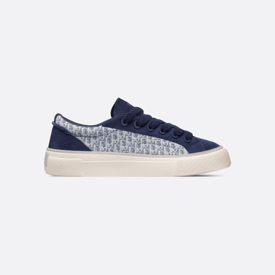 B33 Sneaker – crafted in Oblique jacquard with tonal suede panels, it is distinguished by a padded – LUX VERSE Luxury Designer Fashion Outlet