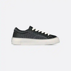 B33 Smooth Sneaker – crafted in smooth calfskin and Oblique jacquard, it is distinguished by a padded – LUX VERSE Luxury Designer Fashion Outlet