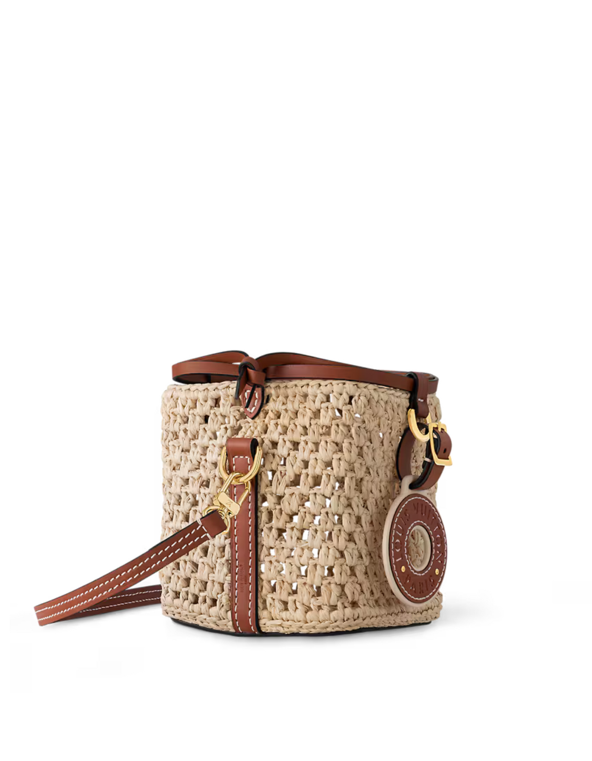 Noé Purse Natural – refined leather trim complements this design, whose drawstring closure was inspired – LUX VERSE Luxury Designer Fashion Outlet