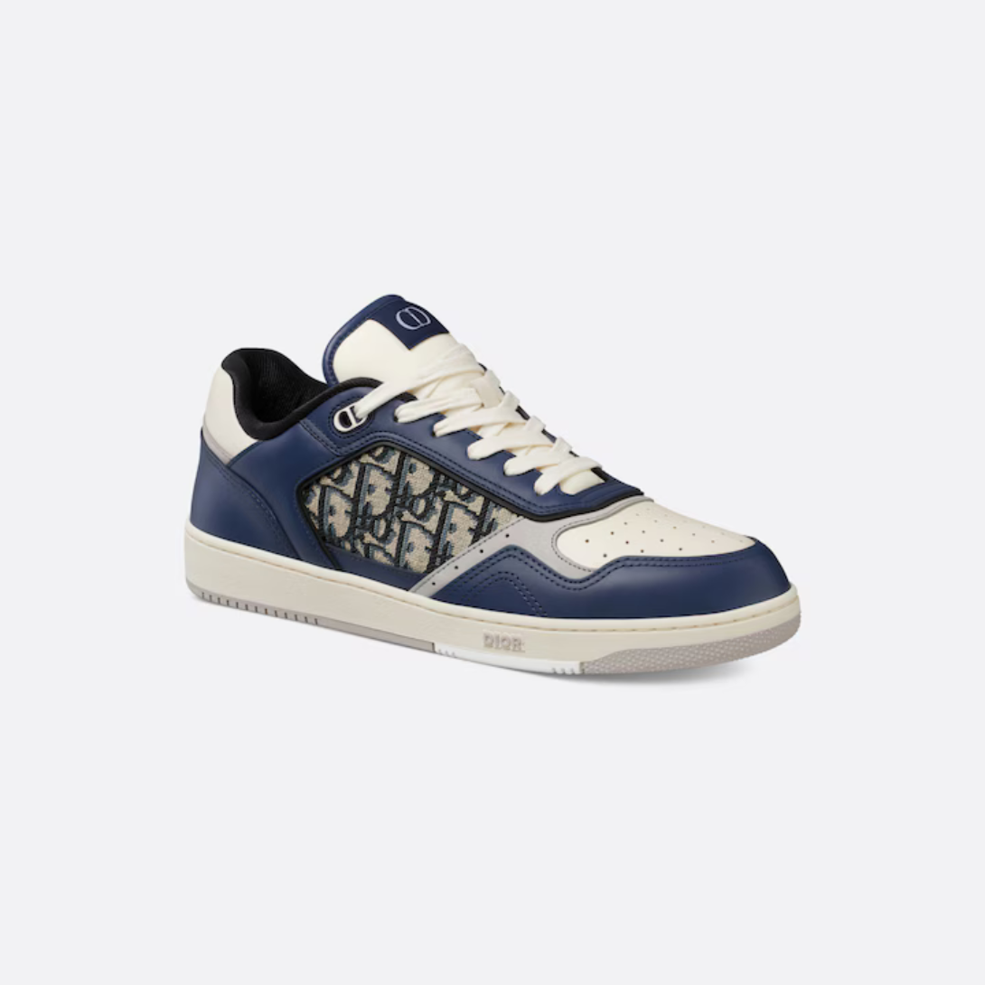 B27 Low-Top Sneaker – crafted in calfskin, the style is adorned Oblique jacquard panels on the sides – LUX VERSE Luxury Designer Fashion Outlet