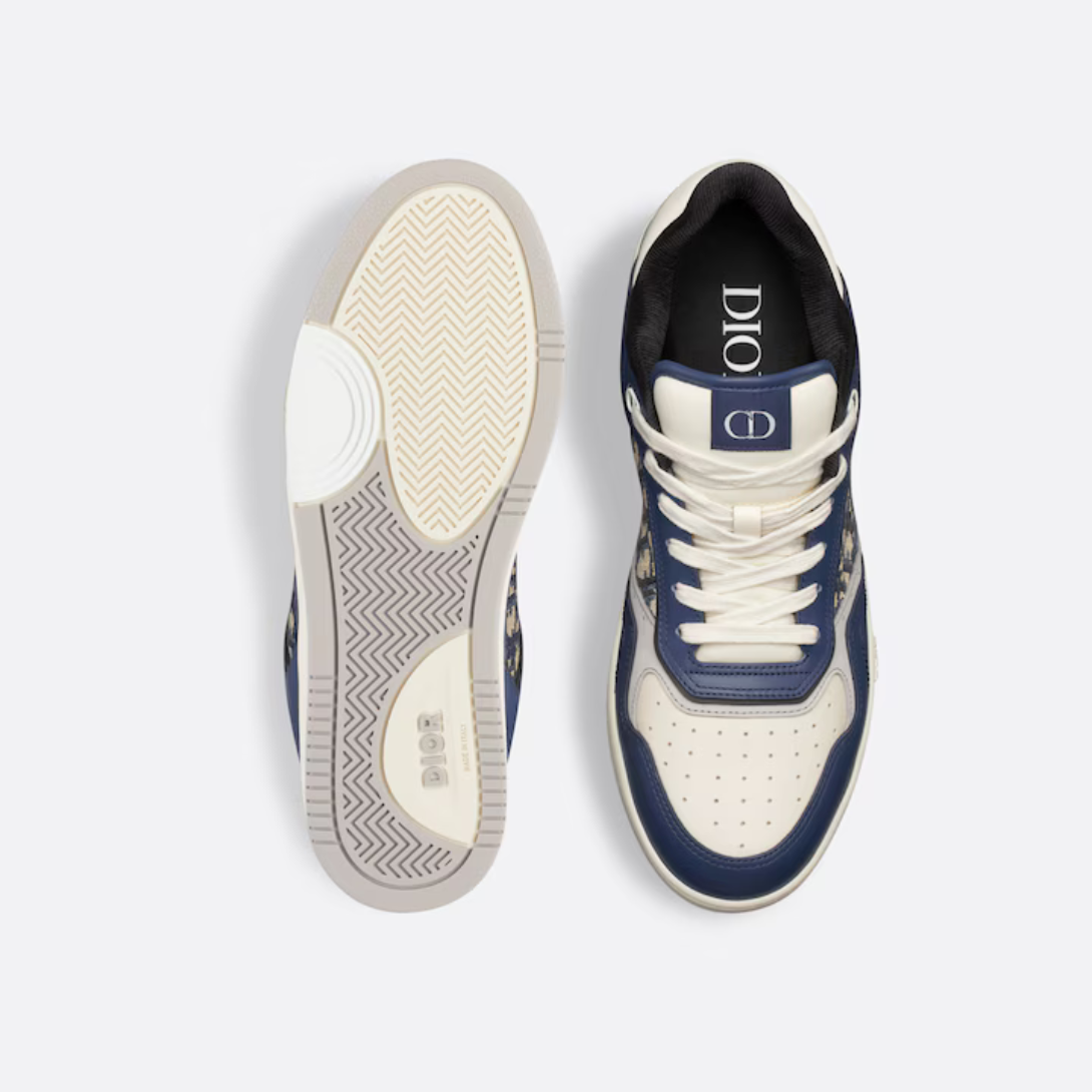 B27 Low-Top Sneaker – crafted in calfskin, the style is adorned Oblique jacquard panels on the sides – LUX VERSE Luxury Designer Fashion Outlet