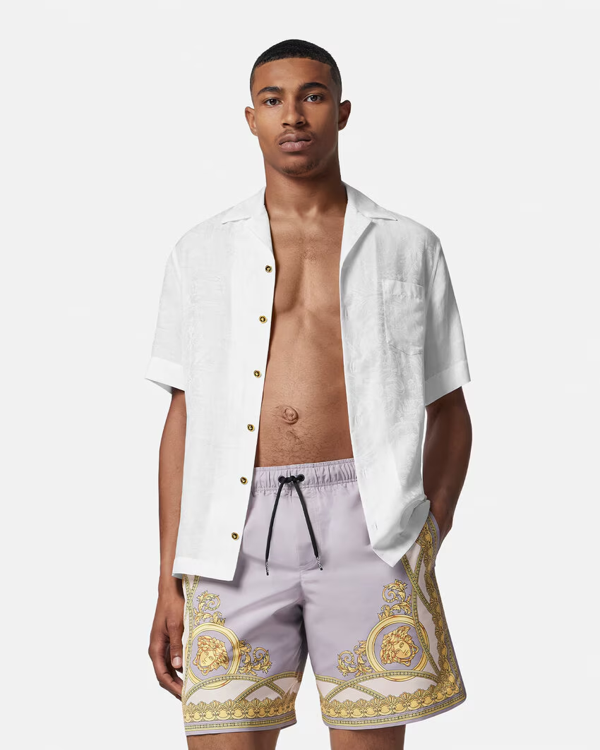 La Coupe Des Dieux Boardshorts – for hygiene purposes we advise to try on this item with personal underwear underneath – LUX VERSE Luxury Designer Fashion Outlet