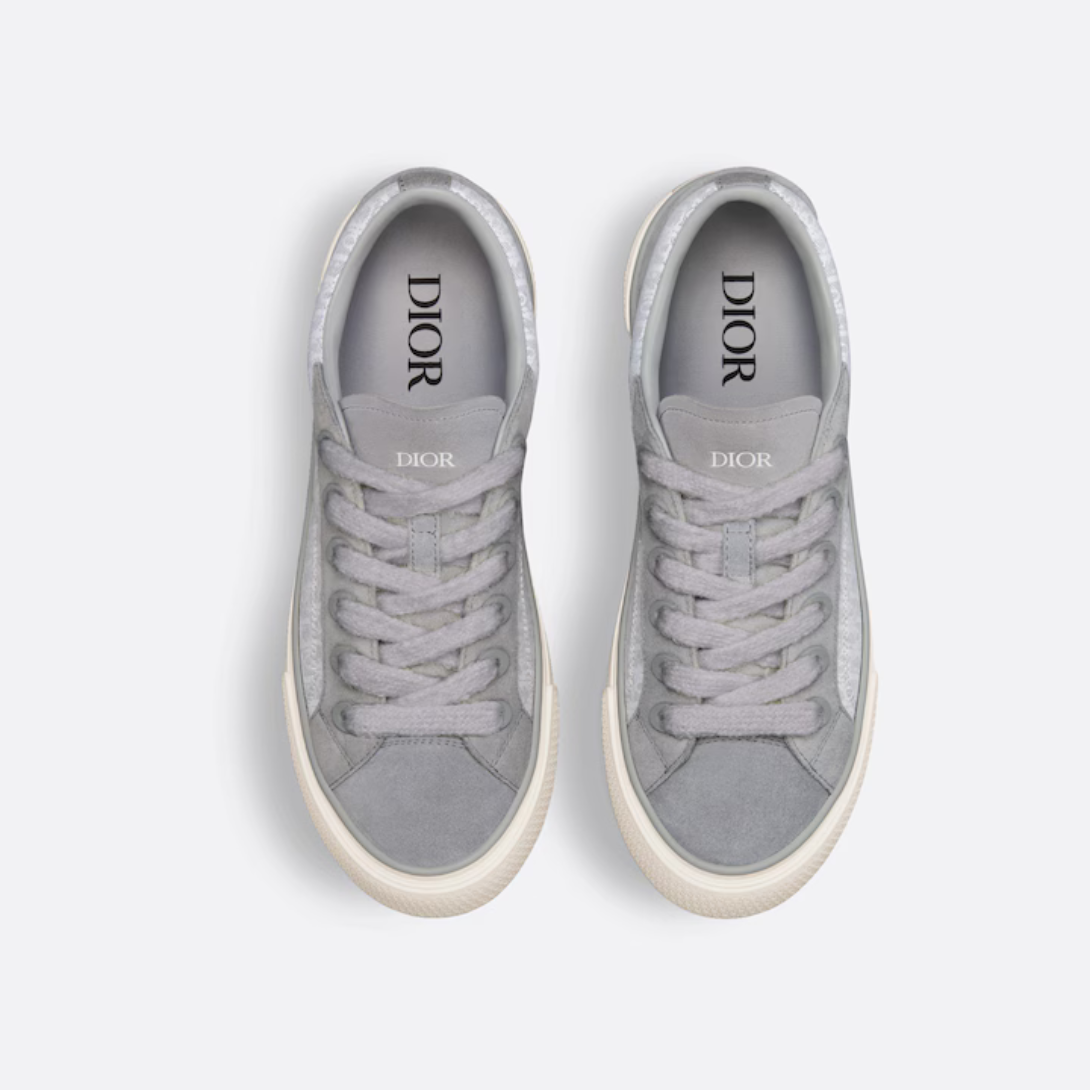B33 Sneaker – crafted in Oblique jacquard with tonal suede panels, it is distinguished by a padded – LUX VERSE Luxury Designer Fashion Outlet