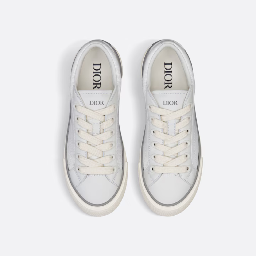 B33 Smooth Sneaker – crafted in smooth calfskin and Oblique jacquard, it is distinguished by a padded – LUX VERSE Luxury Designer Fashion Outlet