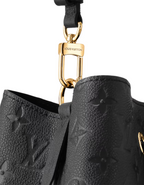 NéoNoé MM leather Black – embossed Monogram Empreinte leather brings a sophisticated feel to the NéoNoé MM – LUX VERSE Luxury Designer Fashion Outlet