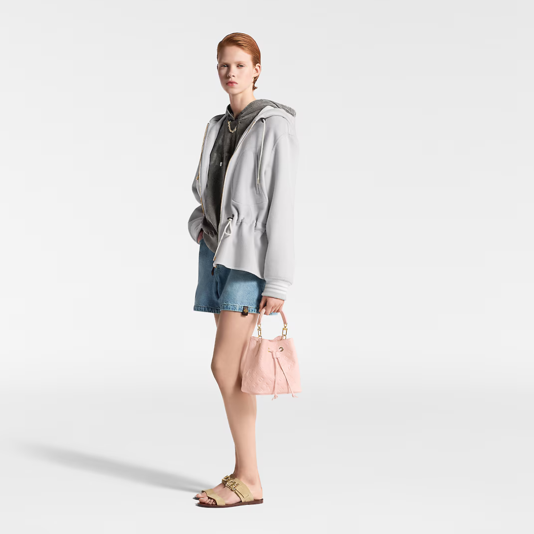 Néonoé BB Opal Pink – a detachable top handle enables hand carry while a removable and adjustable strap – LUX VERSE Luxury Designer Fashion Outlet