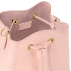 Néonoé BB Opal Pink – the understated Monogram embossing of the leather and pale-gold-color hardware bring – LUX VERSE Luxury Designer Fashion Outlet