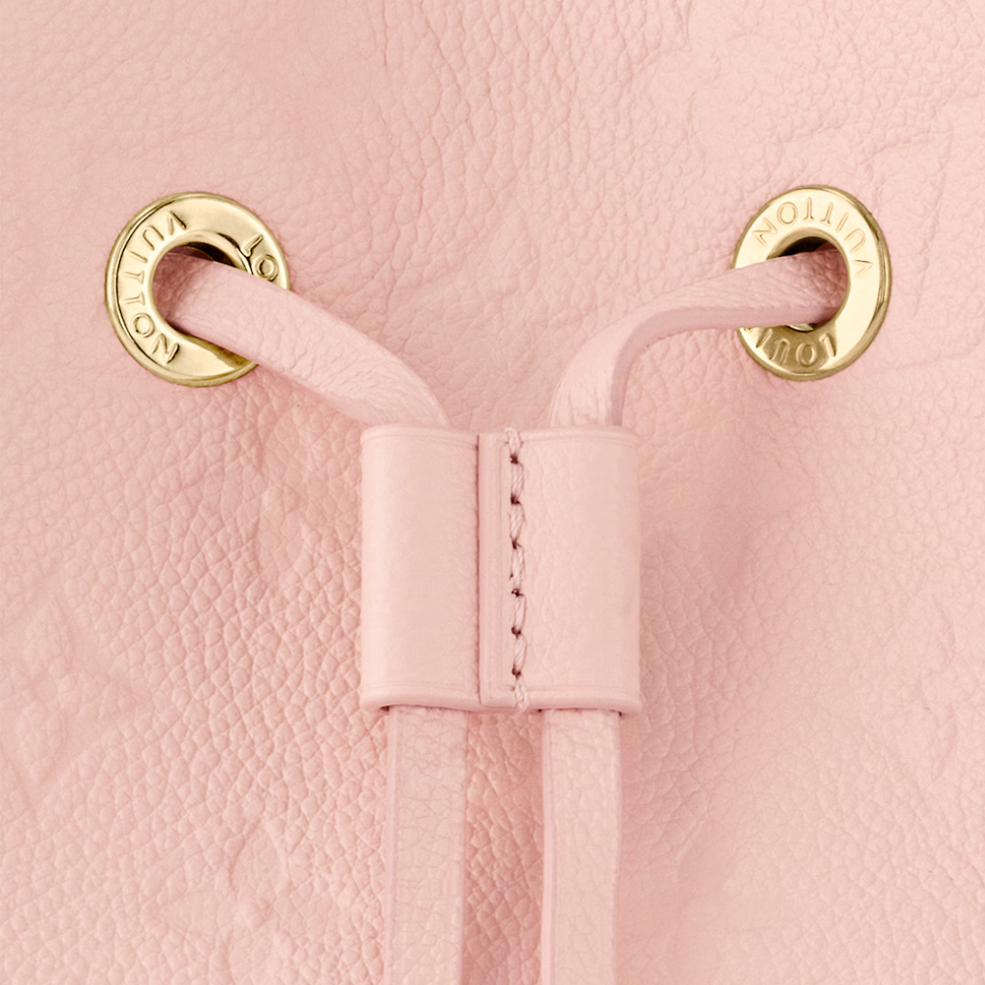 Néonoé BB Opal Pink – pastel-toned Monogram Empreinte cowhide leather brings a soft and supple feel to – LUX VERSE Luxury Designer Fashion Outlet