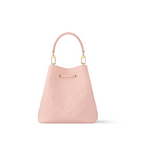 Néonoé BB Opal Pink – the understated Monogram embossing of the leather and pale-gold-color hardware bring – LUX VERSE Luxury Designer Fashion Outlet