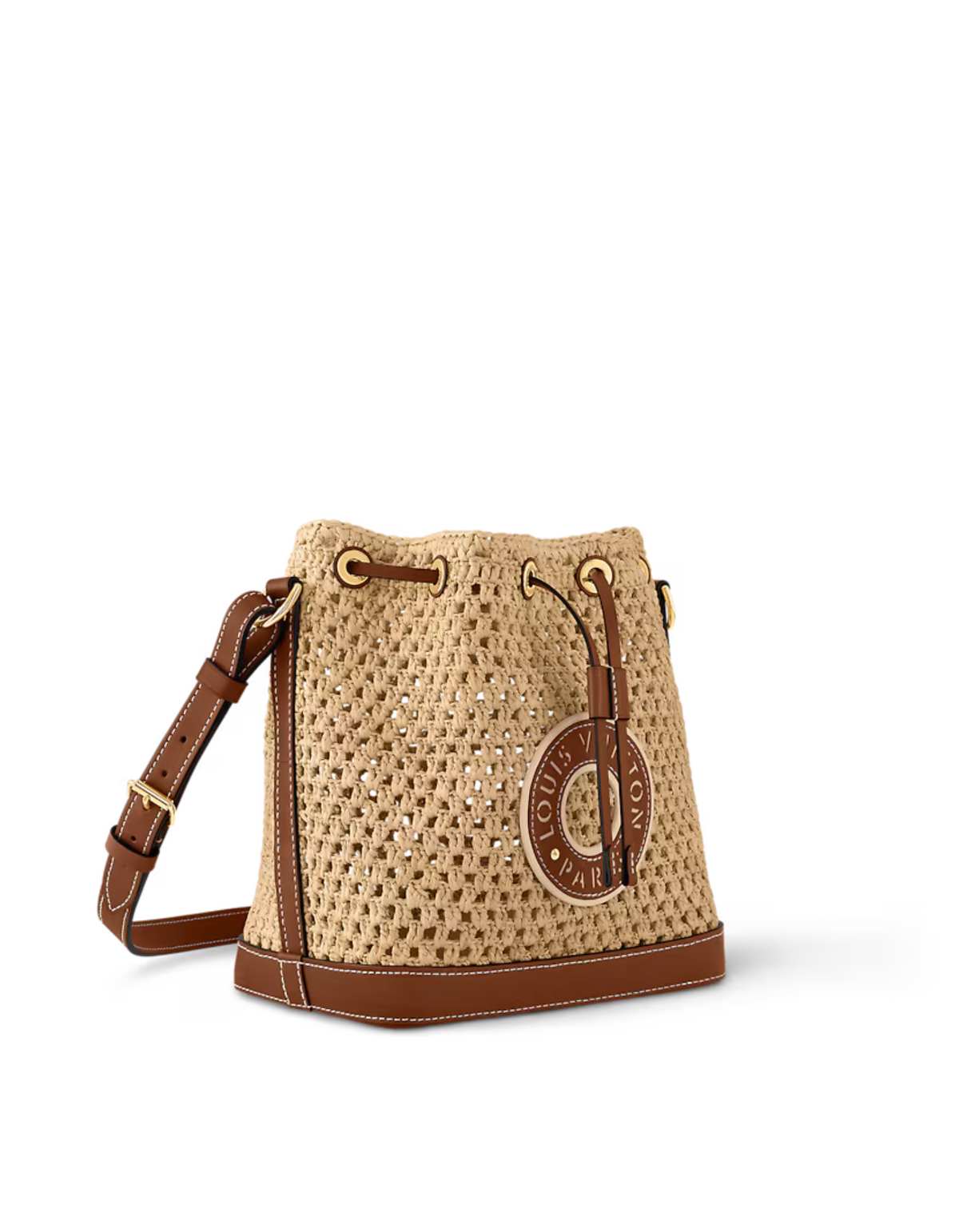 Noé BB Natural leather – 22 x 24 x 15 cm(Depth x Height x Width) Natural/Tan 100% natural raffia – LUX VERSE Luxury Designer Fashion Outlet