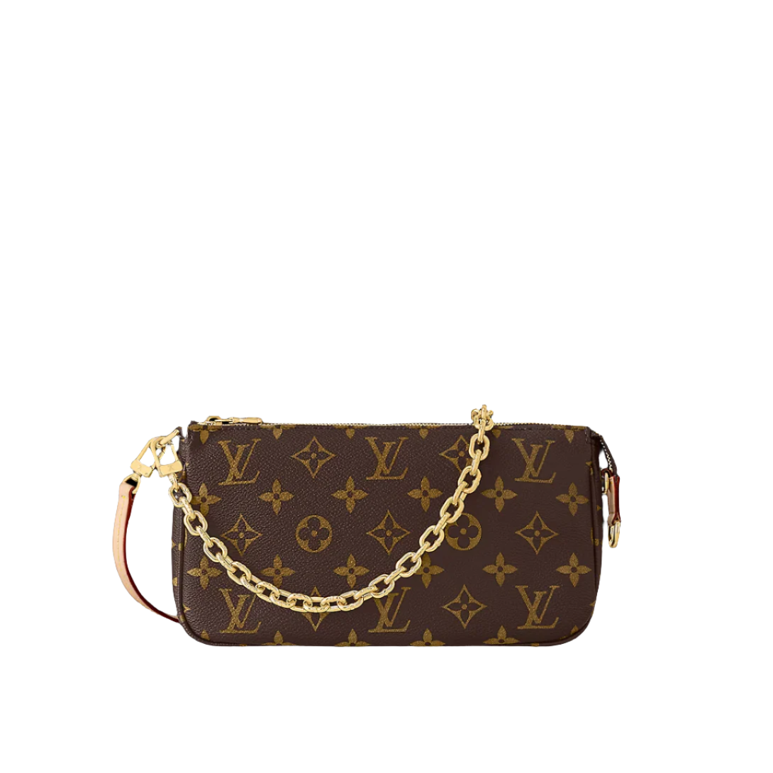Vuitton Pochette Accessoires – one of the emblematic styles, the Pochette Accessoires in Monogram canvas is ideal – LUX VERSE Luxury Designer Fashion Outlet
