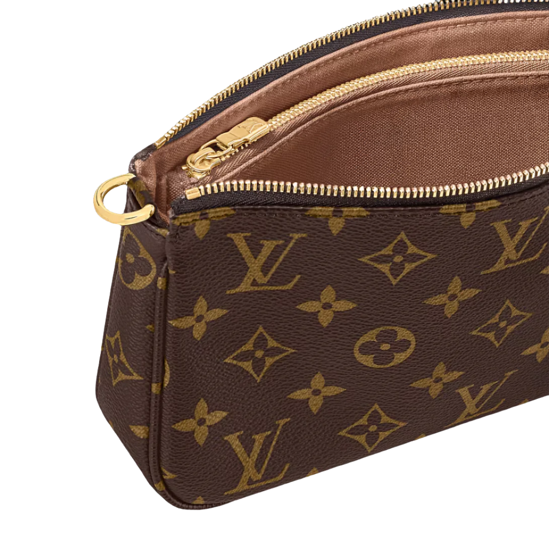 Vuitton Pochette Accessoires – this chic pouch offers different looks and carry options thanks to its removable – LUX VERSE Luxury Designer Fashion Outlet