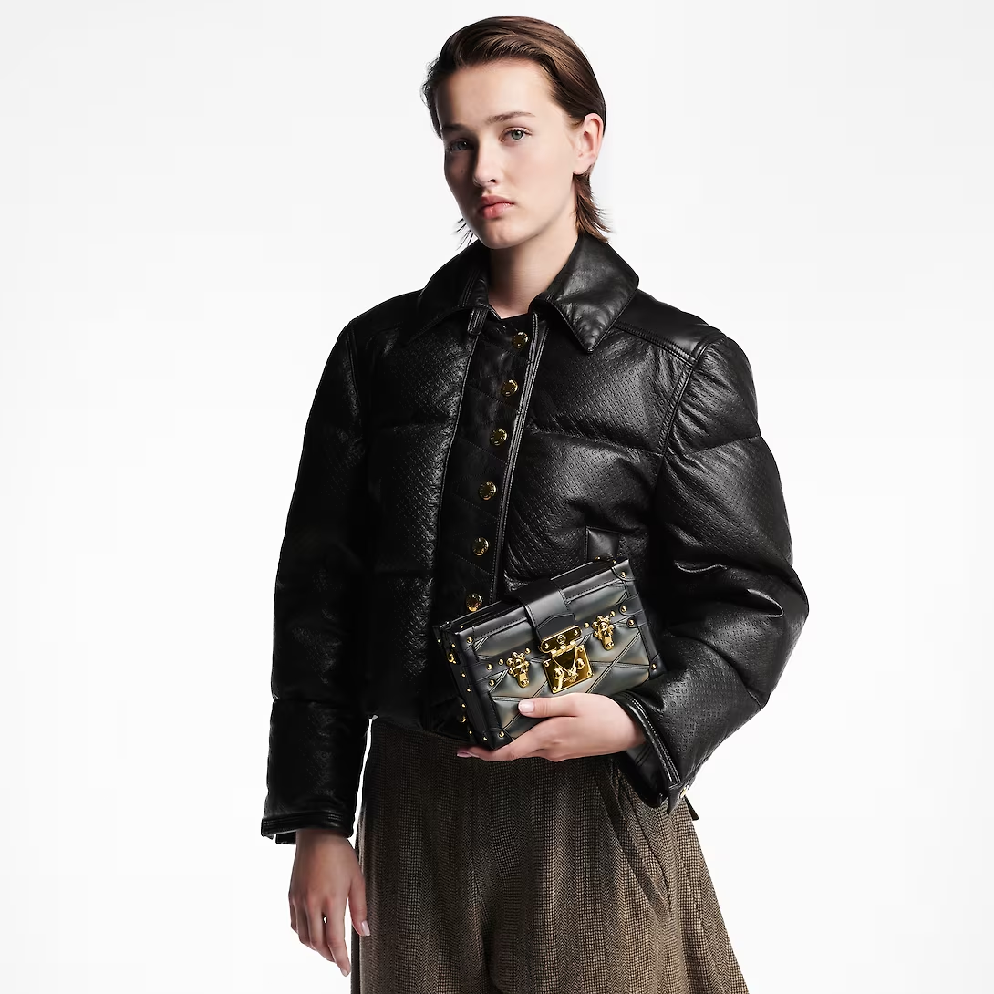 Petite Malle – the Petite Malle handbag takes on a luxurious feel in padded lambskin with – LUX VERSE Luxury Designer Fashion Outlet