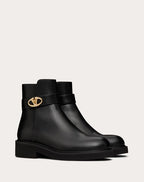 Vlogo Locker Calfskin Ankle Boot 40mm – boot shaft height: 15 cm / 6.0 in. in an Italian size 37 – LUX VERSE Luxury Designer Fashion Outlet