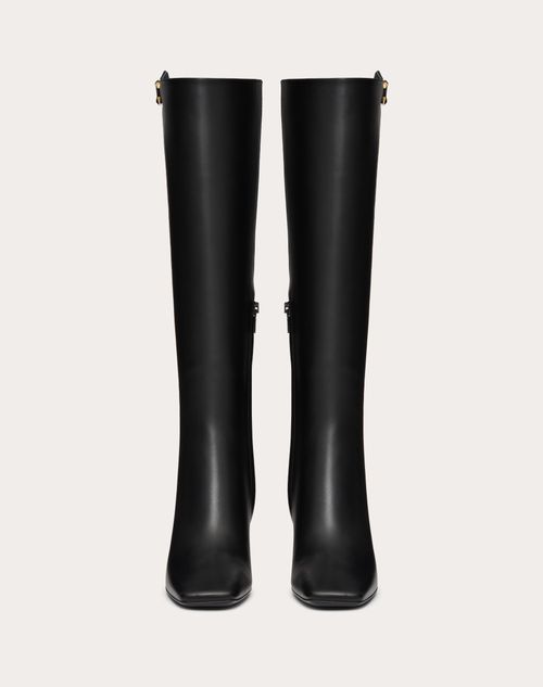 Vlogo the Bold Edition Boot in Calfskin 100mm – vLogo The Bold Edition calfskin ankle boot- Accessory with VLogo Signature – LUX VERSE Luxury Designer Fashion Outlet
