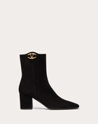 Vlogo the Bold Edition Suede Ankle Boot 70mm – vLogo The Bold Edition suede ankle boot- Accessory with VLogo Signature – LUX VERSE Luxury Designer Fashion Outlet