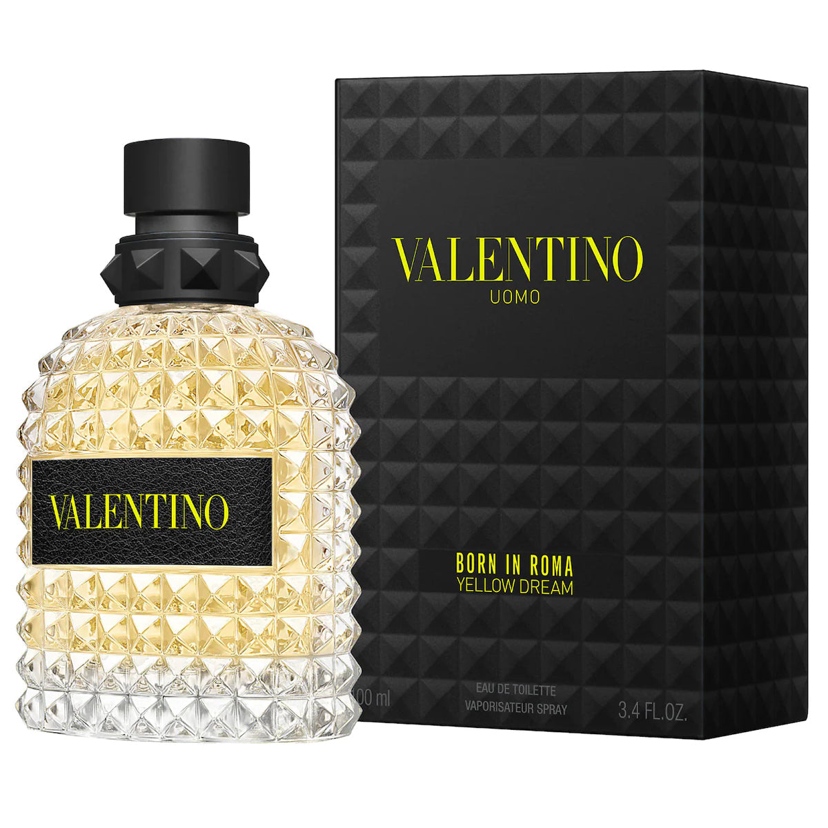 Valentino Uomo Born in Roma Yellow Dream 3.4 oz EDT for men – this spicy, ambery cologne entices the senses with a burst of fresh Lavender twisted – LUX VERSE Luxury Designer Fashion Outlet