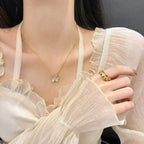 Flower Diamond Necklace – LUX VERSE Luxury Designer Fashion Outlet
