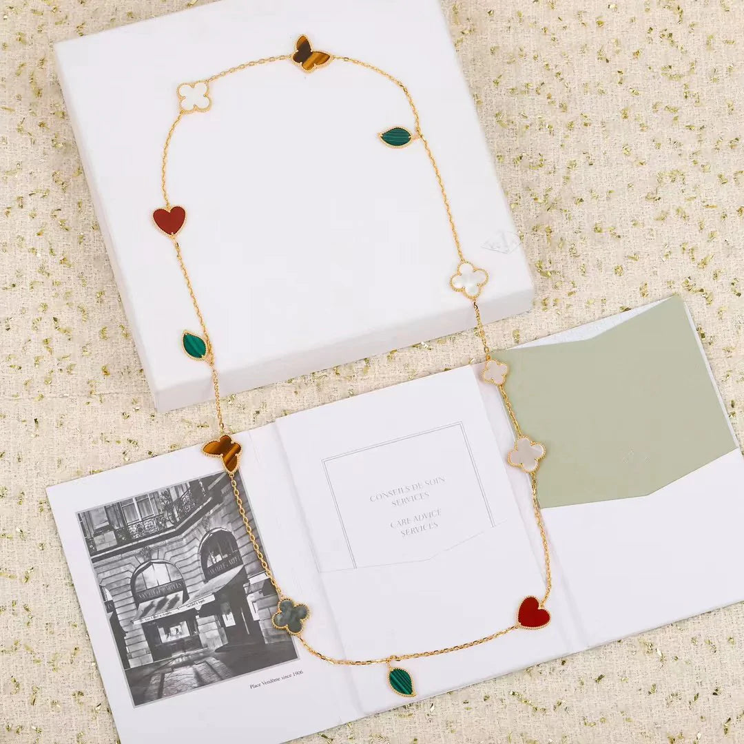 Lucky 12 Motifs  Necklace – LUX VERSE Luxury Designer Fashion Outlet