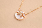 Jeux De Rose Gold Diamond Necklace – LUX VERSE Luxury Designer Fashion Outlet