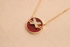 Jeux De Rose Gold Diamond Necklace – LUX VERSE Luxury Designer Fashion Outlet