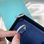 Silver Diamond Hoop Earrings – LUX VERSE Luxury Designer Fashion Outlet
