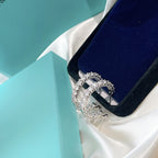 Silver Diamond Hoop Earrings – LUX VERSE Luxury Designer Fashion Outlet